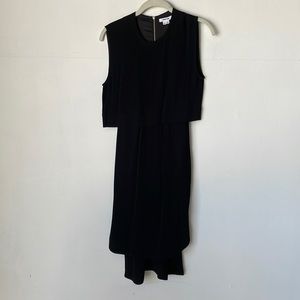 SOLD! Black Helmut Lang midi dress
